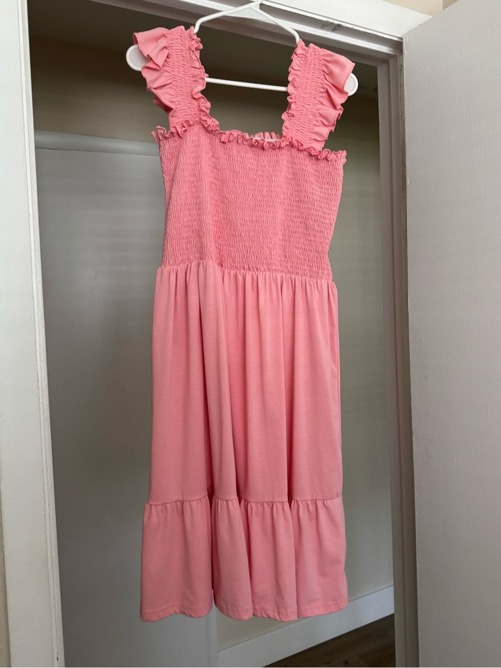 Pink Ruffle Sundress